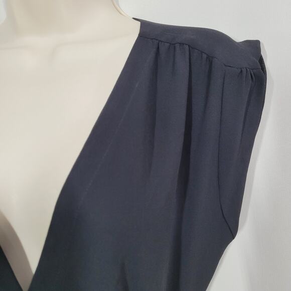 Yumi Kim Black Santorini Midi Sleeveless Ruffle Hem Dress Size S - Picture 3 of 10